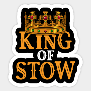 King of Stow Stower Swagazon Sticker